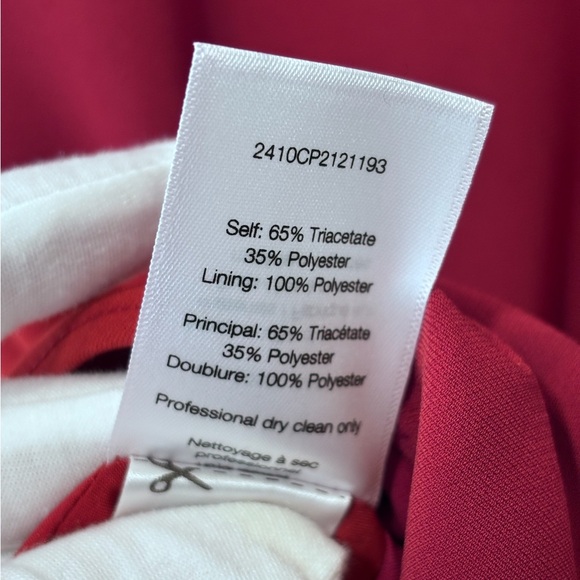 Veronica Beard Revolve Mavis Crimson Red Sleeveless Slip Maxi Dress Size 14 DWT - Picture 9 of 9